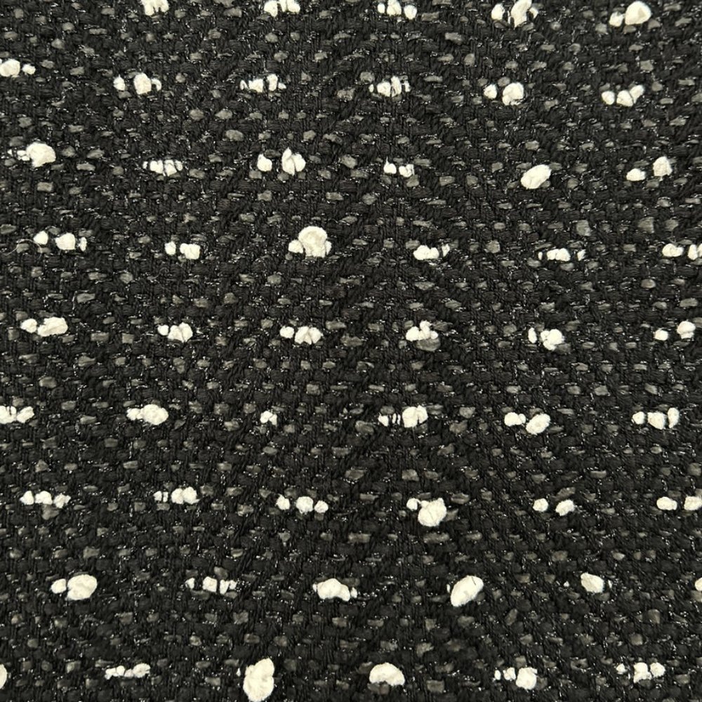 Impeccable Vintage Escada Skirt and Tweed Jacket Set Black with White Accents - Picture 10 of 11